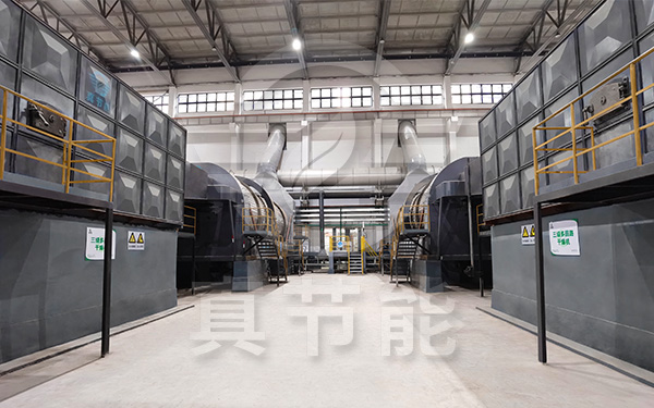 河道污泥烘干機運行現場 河道污泥烘干機運行現場